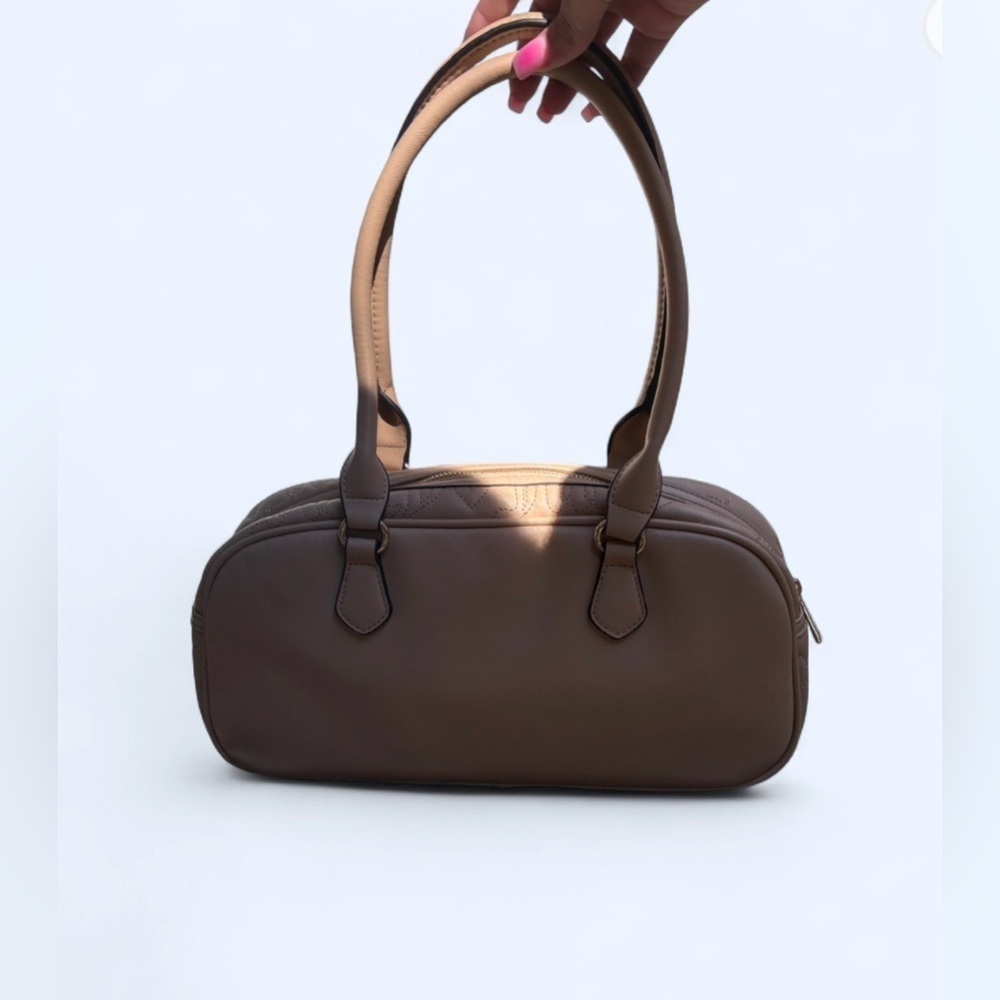 Juicy Couture NWT Lovely Girl Pecan Brown Satchel Bow Heart Bag w/ Charm 🤎 - Picture 7 of 14